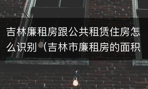 吉林廉租房跟公共租赁住房怎么识别（吉林市廉租房的面积一般多大）