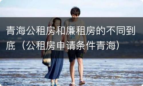 青海公租房和廉租房的不同到底（公租房申请条件青海）