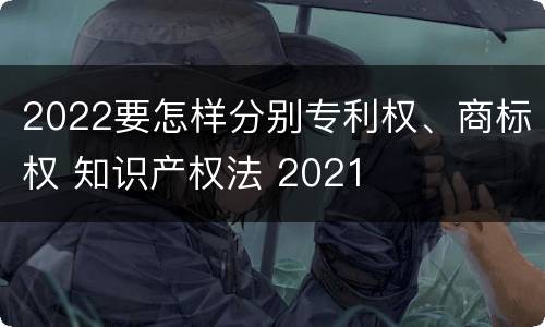 2022要怎样分别专利权、商标权 知识产权法 2021