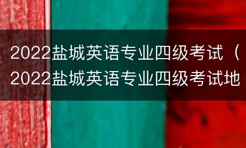 2022盐城英语专业四级考试（2022盐城英语专业四级考试地点）